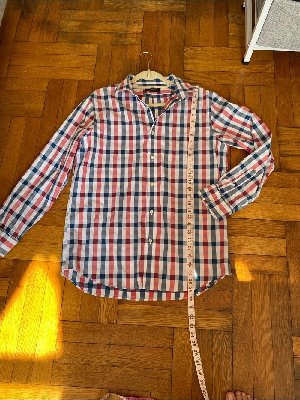 Banana Republic Non-Iron Classic Fit Plaid Button Down Shirt Men’s Medium